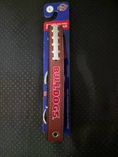 Georgia Bulldogs Dog Collar - Faux Leather, Large