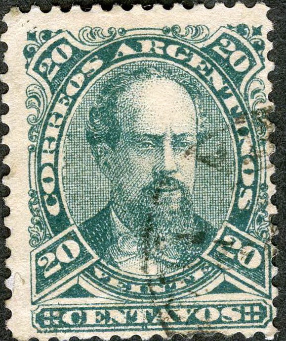 Argentina 1888 Julio A. Roca Used (SC# 64A)
