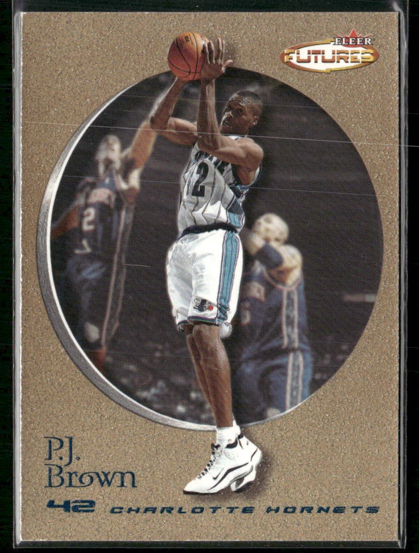 2000-01 Fleer Futures #53 P.J. Brown Copper #/750