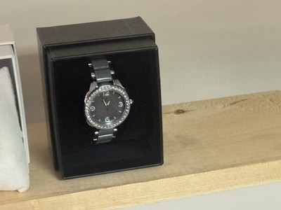 Bernoulli Daeva II Gray Ladies Watch with Swarovski Crystal Elements Bezel