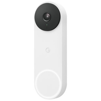 Google Nest Doorbell 2nd Generation Wired, Snow (GA02767-CA)