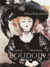 Cloth Art Doll Pattern "Boudoir Dolls" with Silkscreened Face by G Cardy Designs
