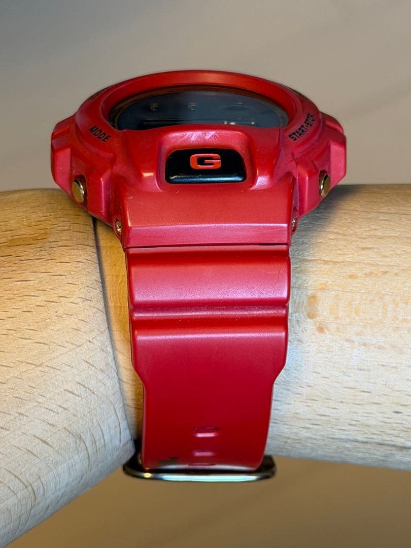 G SHOCK DW 6900 Ape Collaboration Vintage Red Boxed Watch Limited