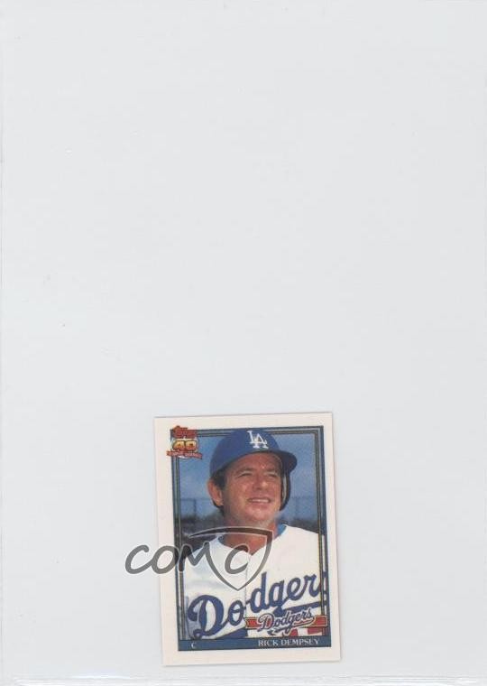 1991 Topps Micro Rick Dempsey #427 0a1