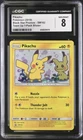 Pokemon TCG Team Up PROMO Pikachu #SM162 GRADED CGC 8
