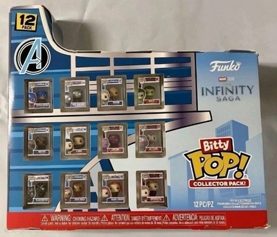 Funko Bitty Pop! Marvel Infinity Saga Collectible Figures 12pc Set New In Box