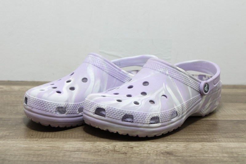 Crocs Classic Men's Marbled Clogs Sz:10 (FA-1574)
