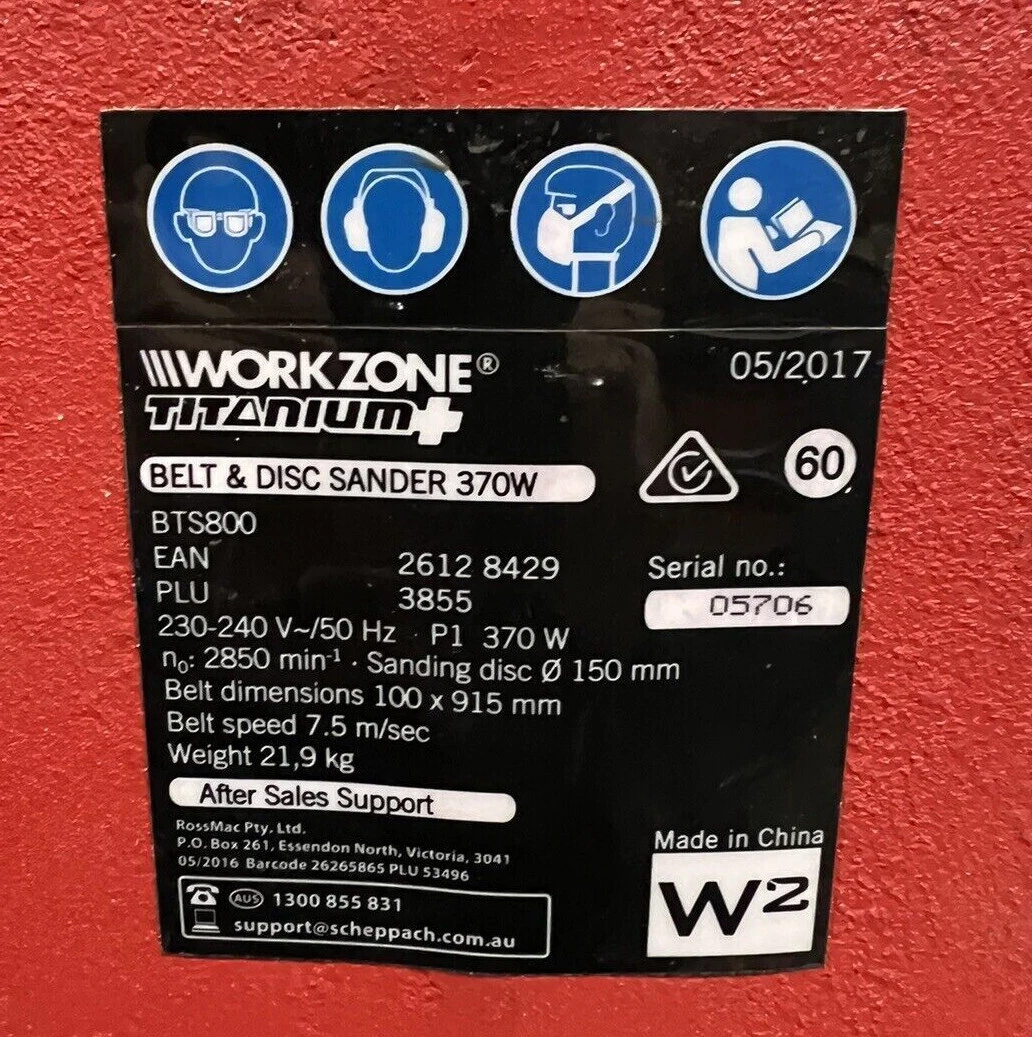 Workzone belt and disc cheap sander