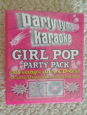 Girl Pop Party Pack 32 songs on 4 CD+Gs! (#3045/15). 