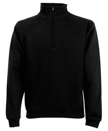 PERSONALISED CUSTOM FRUIT OF THE LOOM PREMIUM 70/30 ZIP NECK SWEATSHIRT SS830 - Picture 4 of 17
