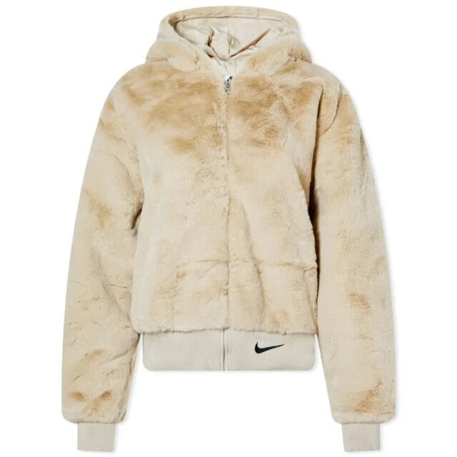 Nike W NSW Plush Fur Jacket Xs