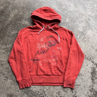 Vintage 90s Polo Ralph Lauren Alaska Gold Pullover Hoodie Mens