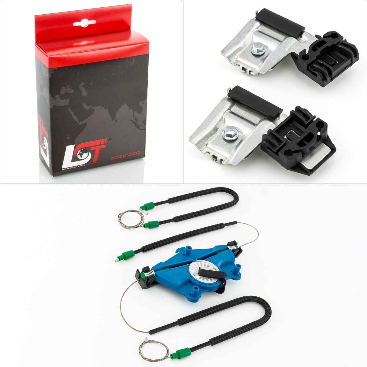 Window Regulator Repair Kit Front Right - For Seat Leon Toledo 1M 99-06