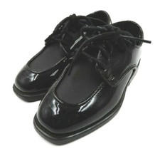 AFTER SIX "MODERN CELEBRATION" PATENT LEATHER TUXEDO DRESS SHOES YOUTH SIZE: 9 M