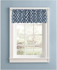 Better Homes and Gardens Indigo Tangier Valance 60'' W x 14'' H