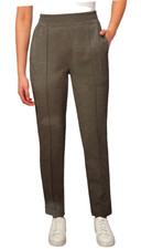 NEW Mondetta Women's Pintuck Straight Leg Pant Olive Size M