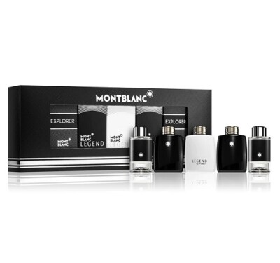 Mont Blanc 5 Pieces Mini Set 2x Legend, 2x Explorer, Spirit 0.15oz