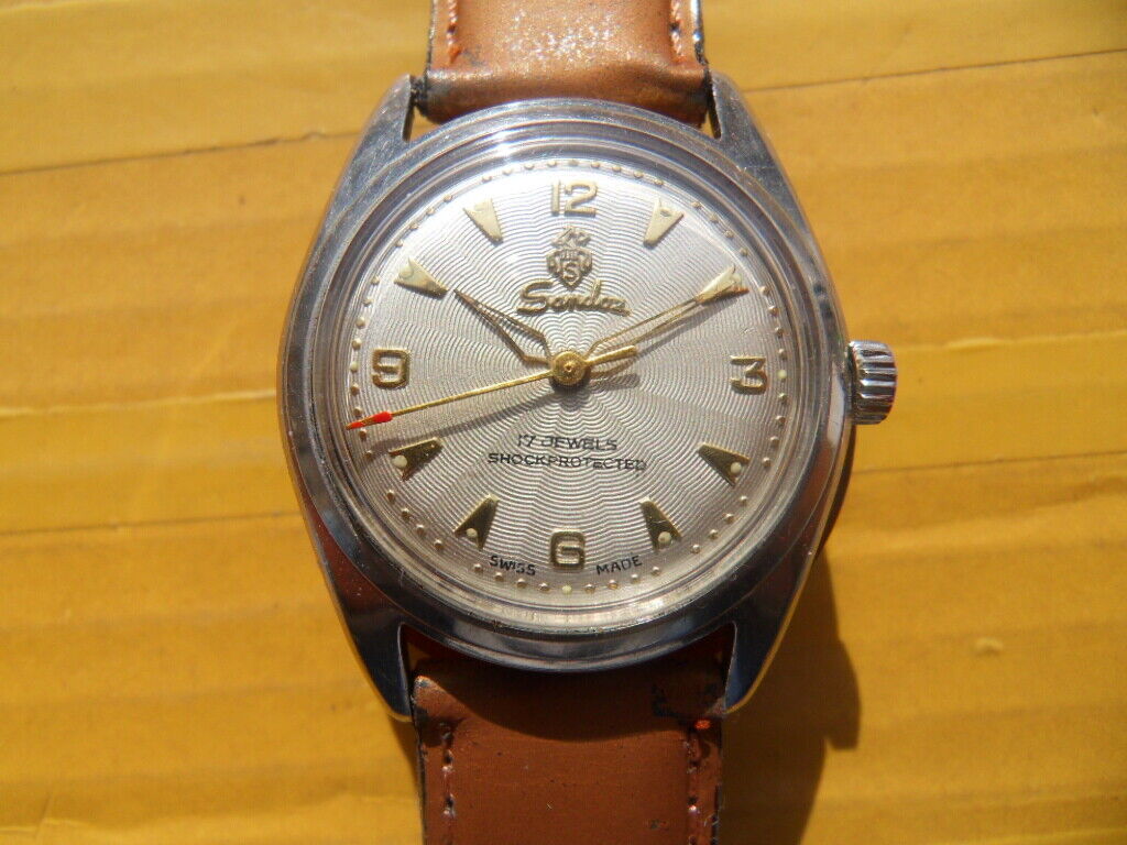 Vintage SWISS SANDOZ 17 Jewels Manual Men's Watch
