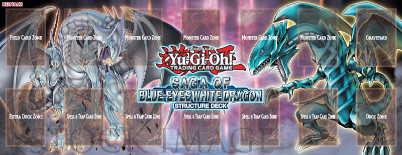 Yu-Gi-Oh - Saga of the Blue Eyes White Dragon Playmat - Brand New