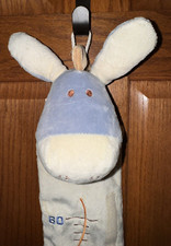 Noukies Growth Chart Velour Stuffed Plush Donkey No Movable leaves 2004