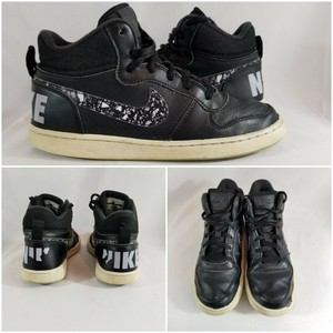 nike court borough mid print gs