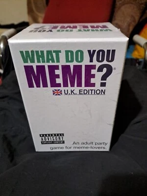 What Do You Meme? UK Edition | Fun Adult Party Card Game | Perfect For Parties!