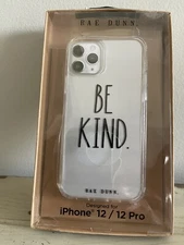 Rae Dunn Be Kind Cell Phone Case iPhone 12 / 12 Pro clear