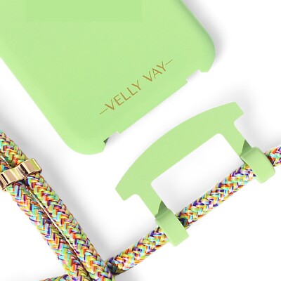 VELLY VAY Green CASE  mit abnehmbarer Handykette Essence für Samsung Note 10