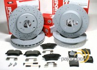 Zimmermann Sport Bremsscheiben BeläGe Vorne Hinten FüR Mercedes C Klasse [CL203]