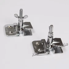 2pcs Silk Screen Printing Butterfly Hinge Clamps High Perfect Registration Steel