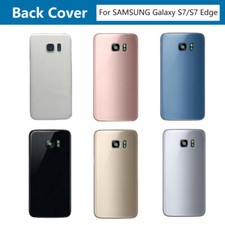 Battery Back Glass Cover With Camera Lens For SAMSUNG Galaxy S7/ S7 Edge Replace