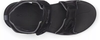 Columbia Santiam 2 Strap Mens Sandals Black Charcoal BM0111-010 Size 9 Columbia Santiam 2-Strap Sandals - Men main image 4