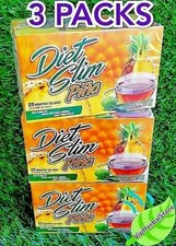 3 Packs DIET SLIM Piña Tea 90 Wrapped Bags 2.5 g. each by Therbal