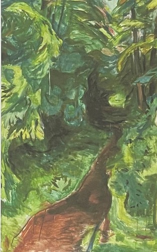 EDVARD MUNCH * Mujer en el jardín * 50 x 70 cm * litografía firmada * limitada - Imagen 5 de 8