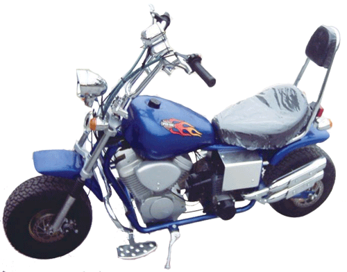 12V MINI CHOPPER FRONT HEAD LIGHT (GREAT QUALITY) Lamp With Integrated - Picture 4 of 4
