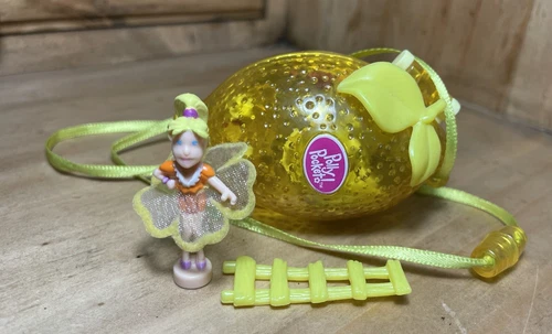 Polly Pocket Mini 💛 2000 Polly Pocket Fruit Surprise Lemon Lemon Ladder 222
