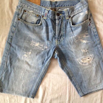 DONDUP ITALIAN JEANS MEN'S BERMUDA SHORTS SZ 31 ALTERED