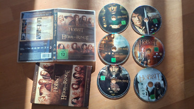 6-DVD-SET Mittelerde Collection Der Herr der Ringe Trilogie &Der Hobbit Trilogie
