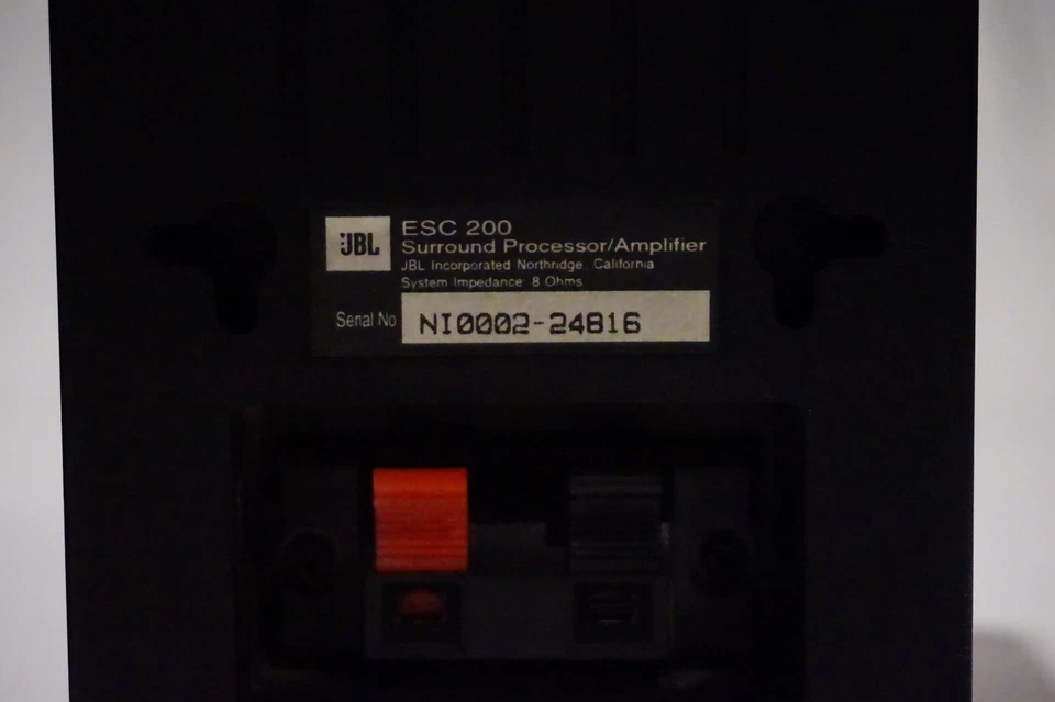 Juego de 3 altavoces amplificador procesador envolvente JBL ESC200 ESC 200 Foto 2 de 4