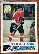 2002/03 TOPPS O-PEE-CHEE ARCHIVES HOCKEY PAUL HOLMGREN ROOKIE REPRINT-MAY5025