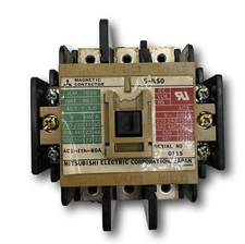 MITSUBISHI S-K50 80A CONTACTOR 100-127V COIL 50/60HZ (Used) B121