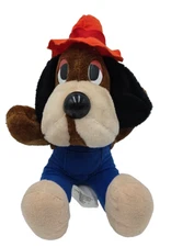 Rare Vintage 1988 Show Biz Pizza time Chuck E Cheese Jasper T Jowls Plush Dog