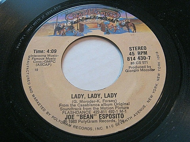 Joe Bean Esposito Lady Lady Lady