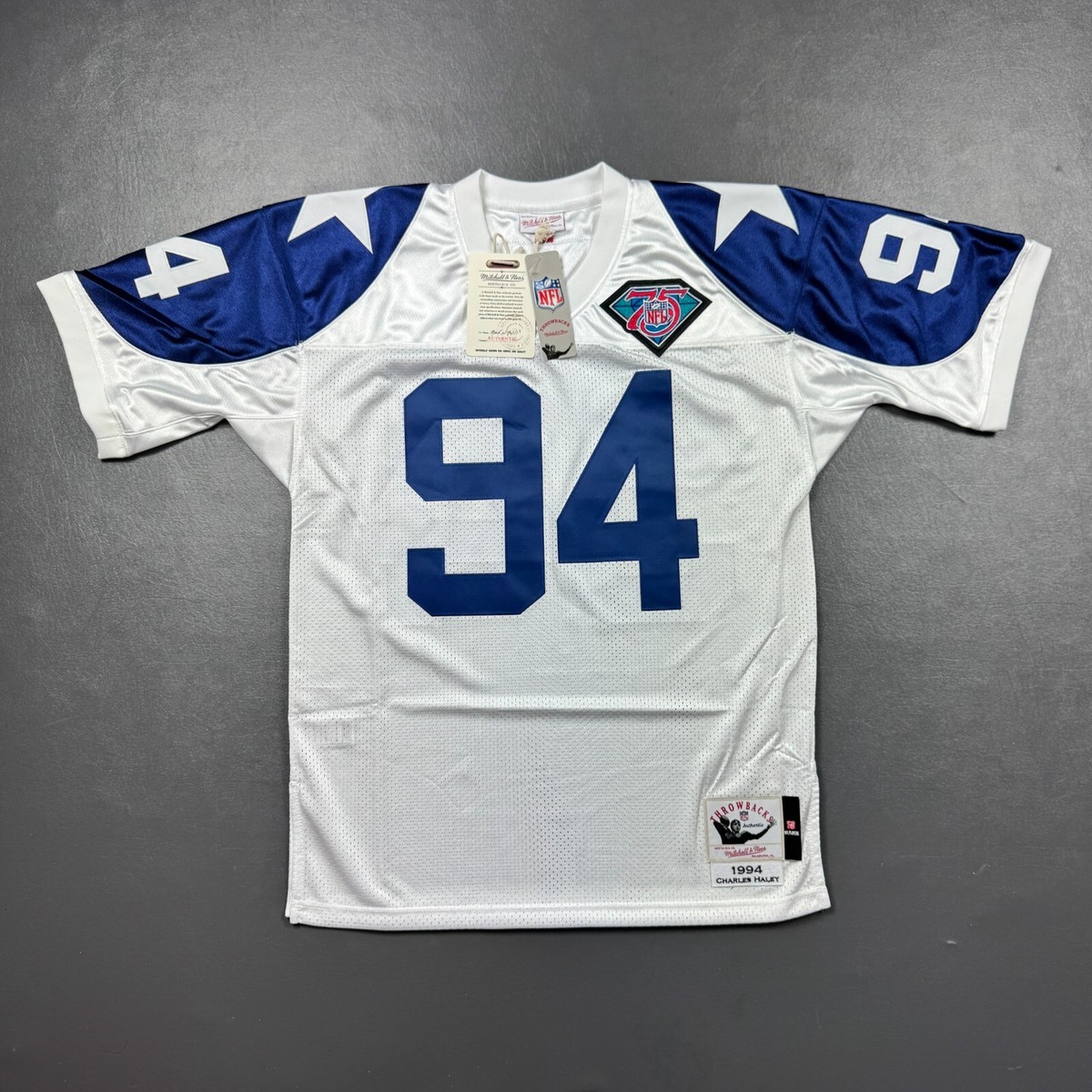 100% Authentic Charles Haley Mitchell Ness 1994 Cowboys Jersey