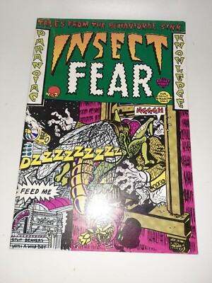 Print Mint Insect Fear #2 8.0 1970 1st Print Underground Comix FREE SHIPPING