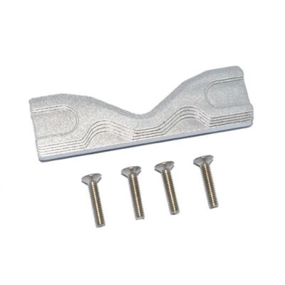GPM Racing Aluminum Front Or Rear Frame Brace Silver : Losi 1/8 LMT