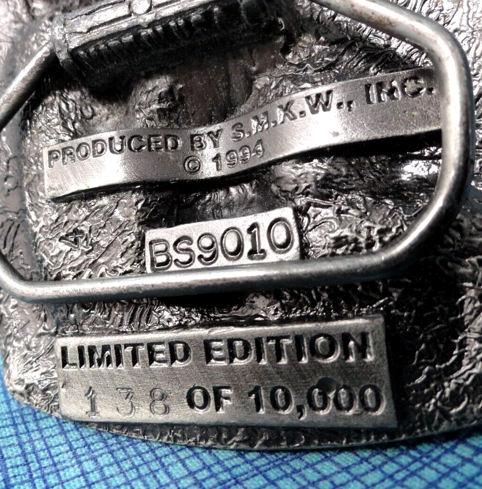 Tarzán Promo Hebilla de Cinturón Edgar Rice Burroughs LE # 138 / 10k De Colección Años 90 SMKW.SHY738 Foto 4 de 4