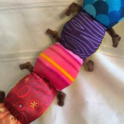 LAMAZE colorful caterpillier rattle toy-24" long - Picture 3 of 5