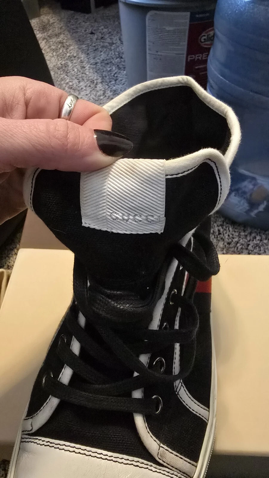 baskets montantes gucci homme 8,5