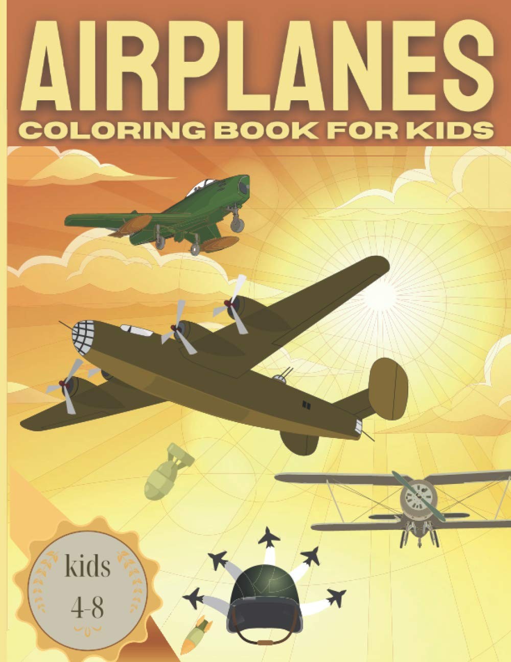 Книжка-раскраска B.A.S. McSerban Самолетик для детей 4-8 лет: (в мягкой обложке) (ИМПОРТ из Великобритании)